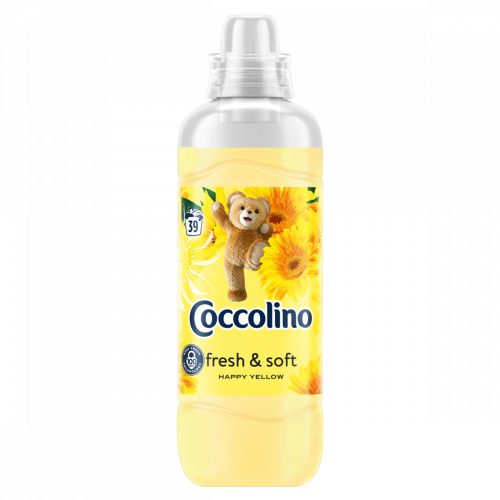 Coccolino Fresh & Soft Happy Yellow öblítőkoncentrátum 39 mosás 975 ml