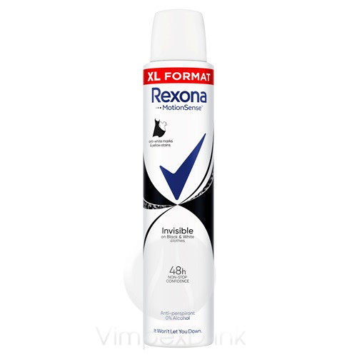 REXONA deo 200ml Invisible B&W