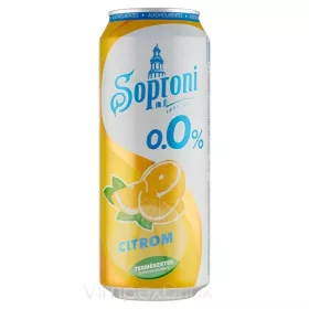 Soproni Citrom 0,0% 0,5l DOB /24/ DRS