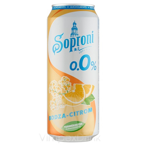 Soproni Bodza-citr. 0% 0,5l DOB/24/DRS