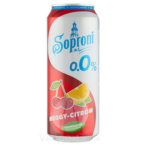 Soproni Meggy-Citr. 0% 0,5l DOB/24/DRS