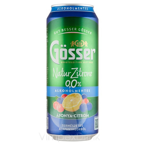 Gösser Nat.Zit. Áf.-Citr.0% 0,5l DOB-DRS