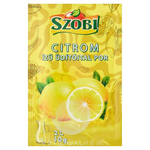 SZOBI Citrom ízű italpor 10g