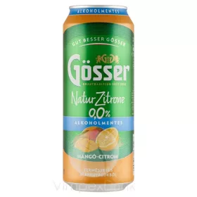 Gösser Nat.Zit.Mangó-Citr.0% 0,5ldob-DRS