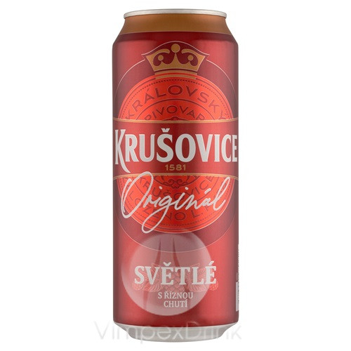 Krusovice Svetlé 0,5l DOB /24/ - DRS