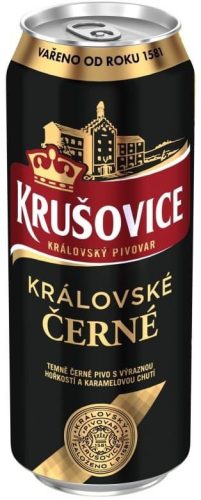 Krusovice Cerne BARNA 0,5l DOB - DRS