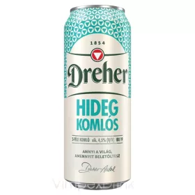Dréher Hidegkomló 0,5L dob 4,5% DRS