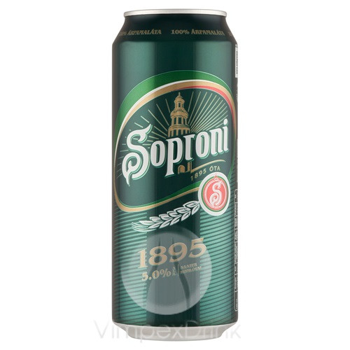 Soproni 1895 0,5l dobozos /24/ - DRS