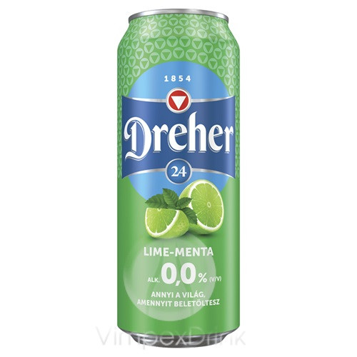 Dréher 24 Lime-Menta 0,0% 0,5 DOB DRS