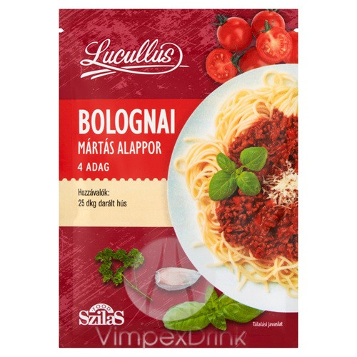 LUCULLUS BOLOGNAI mártás alappor 52g