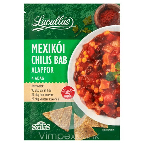 LUCULLUS MEXIKÓI Chilis bab alappor 45g