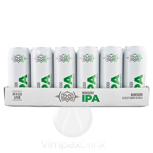 Borsodi IPA 5% 0,5l DOB /24/ - DRS