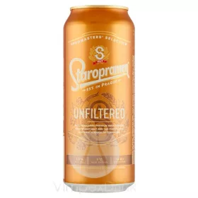 Staropramen Unfiltered 0,5l DOB 5% - DRS