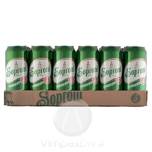 Soproni 0,5l dobozos /24/ - DRS