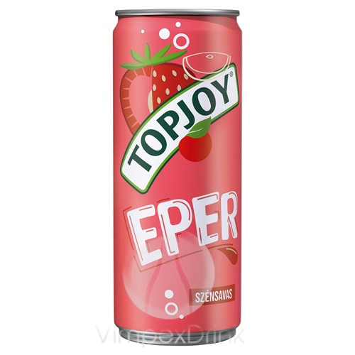 Topjoy Szénsavas Eper CAN 0,33l /12/ DRS