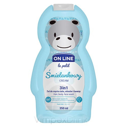 On Line tusfürdő 350ml Kids Krém