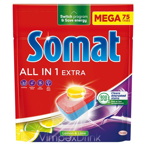 Somat m.gép tabletta 75db AiOne Lemon