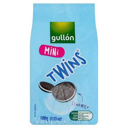 Gullon Mini Twins tejkrémes 100g /12/