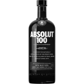 PERNOD Absolut 100 vodka 0,7l 50%-DRS