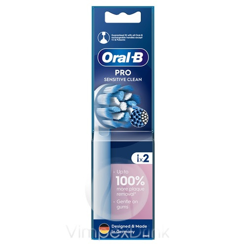 Oral-B elekt. fogkefe pótfej Sensitiv X 2db