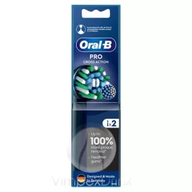 Oral-B elekt. fogkefe pótfej Black X 2db
