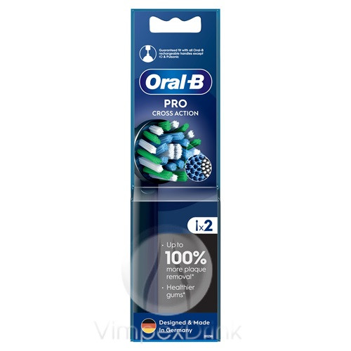 Oral-B elekt. fogkefe pótfej Black X 2db