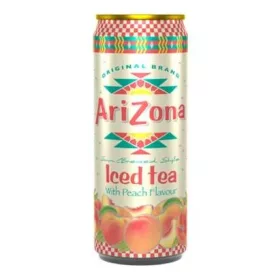 AriZona Fekete tea Barack 0,5L CAN DRS