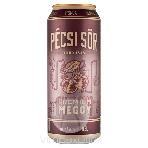 Pécsi Meggy Ale 0,5l DOB 4% /24/-DRS