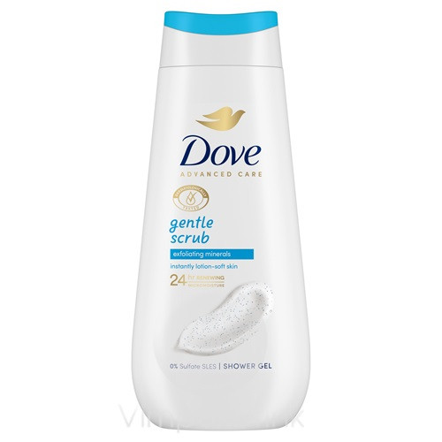 Dove tusfürdő 225ml Adv.Care Gentle Scr.