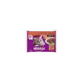 Whiskas alutas 4-pack húsos-zöldsé  4*85g