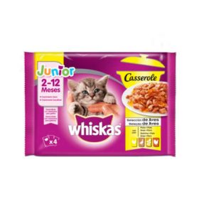 Whiskas alutas 4-pack Junior Casser 4*85g