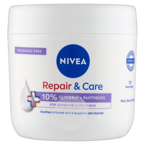 Nivea Creme 400ml Repair&Care Érzékeny