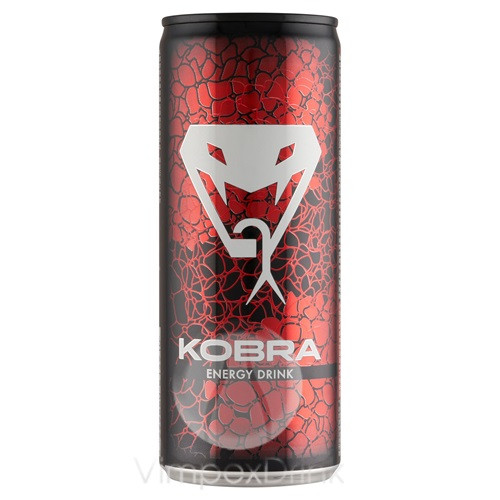 Kobra Energy Drink -széns.ital 0,25L DRS