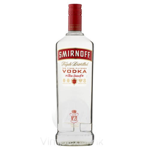 Smirnoff Red vodka 1l 37,5%-DRS