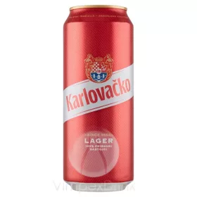 Karlovacko világos sör 0,5l DOB DRS