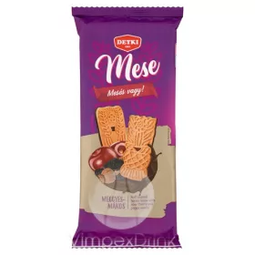 Detki Mese mézes linzer meggy-mák 180g