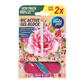 Ambi Pur wc block 2x45g Rose & Grape