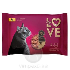 My Love alut.macskáknak Csirkehús.4x85g