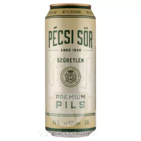 Pécsi Prémium Pils szűretlen 0,5 DOB -DRS