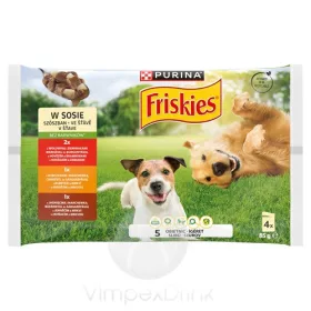 FRISKIES szószos nedves kutya 4x85g