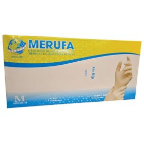 Marufa Latex Púdermentes kesztyű "M"