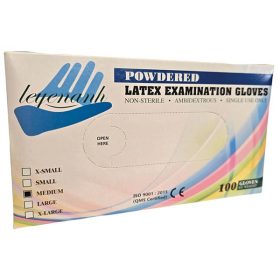 Leyemann Latex Puderes kesztyű M