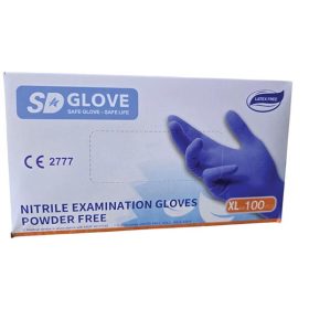 SD Glove Nitril Púdermentes K.100db XL