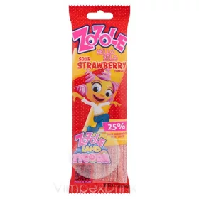 Zozole Eper ízű gumicukor 75g