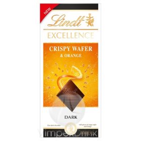 Lindt Excellence Crispy biscuit-orange100g