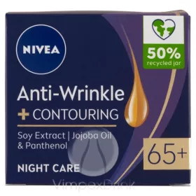 Nivea arckrém 50ml A.Wrinkle 65+ éj.