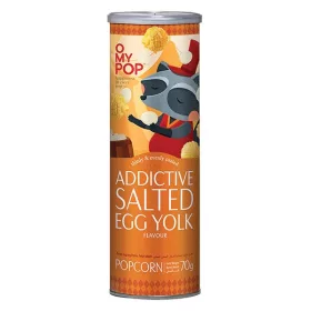 OMYPOP Sózott tojássárgás popcorn 70g