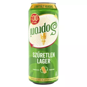 Soproni Szűretlen Lager 5% 0,5l PAL