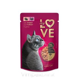 My Love alut.macskáknak nyúl-pulyka 85g