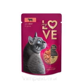 My Love alut.macskáknak Marhával 85g